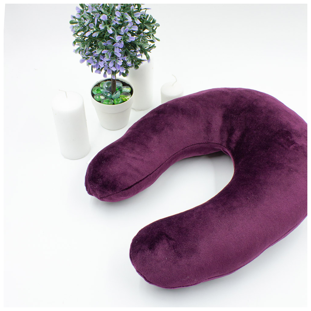 Подушка MirSon для подорожей №8748 Velvet Line 28-0002 Excalibur 50% Memory (2200006348337) - зображення 4