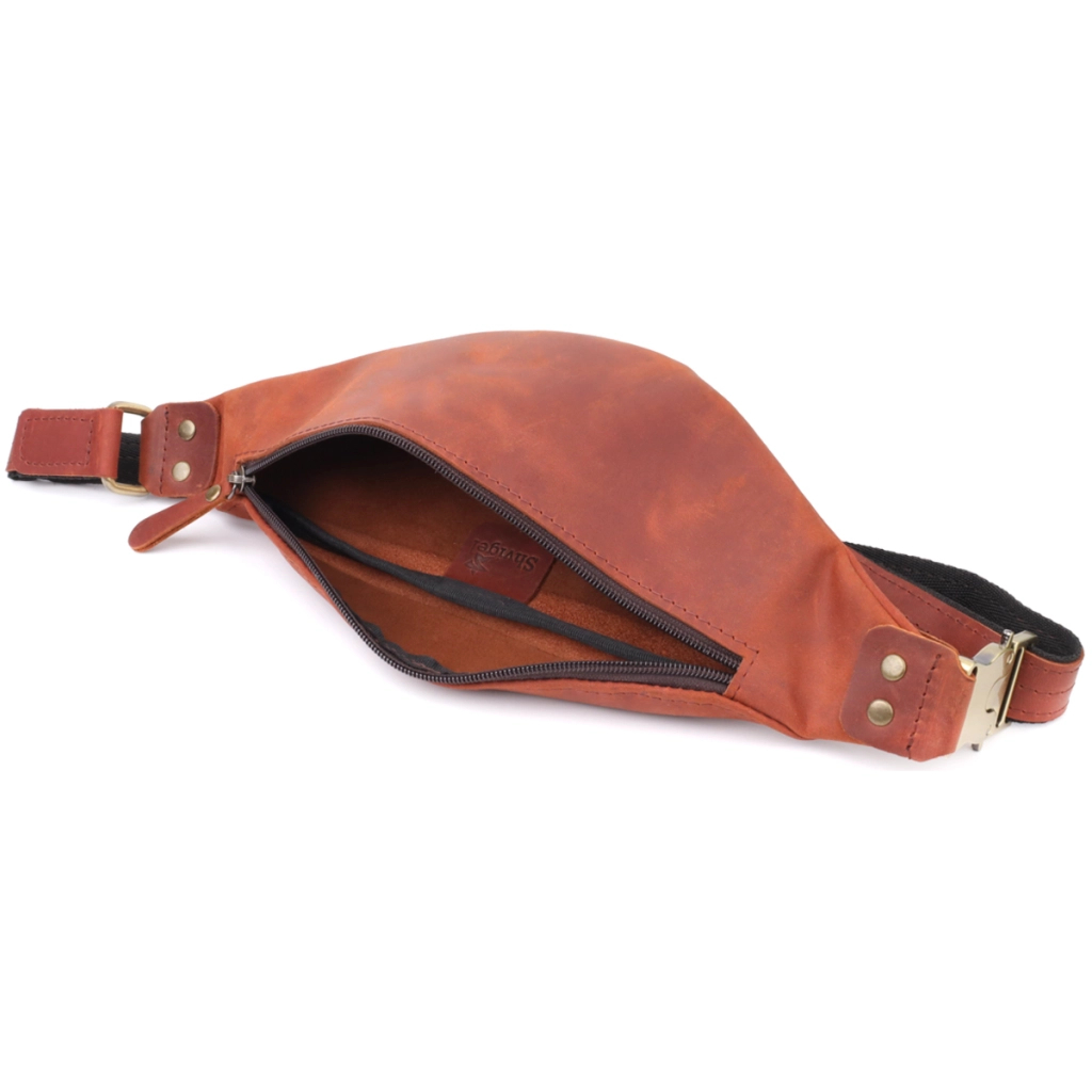 Сумка Shvigel З натуральної шкіри Руда (23131) - зображення 6