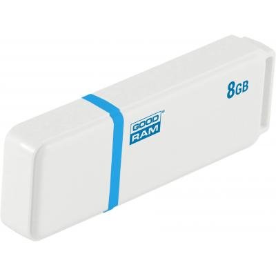 USB флеш накопичувач Goodram 8GB UMO2 White Graphite USB 2.0 (UMO2-0080WER11) - зображення 2