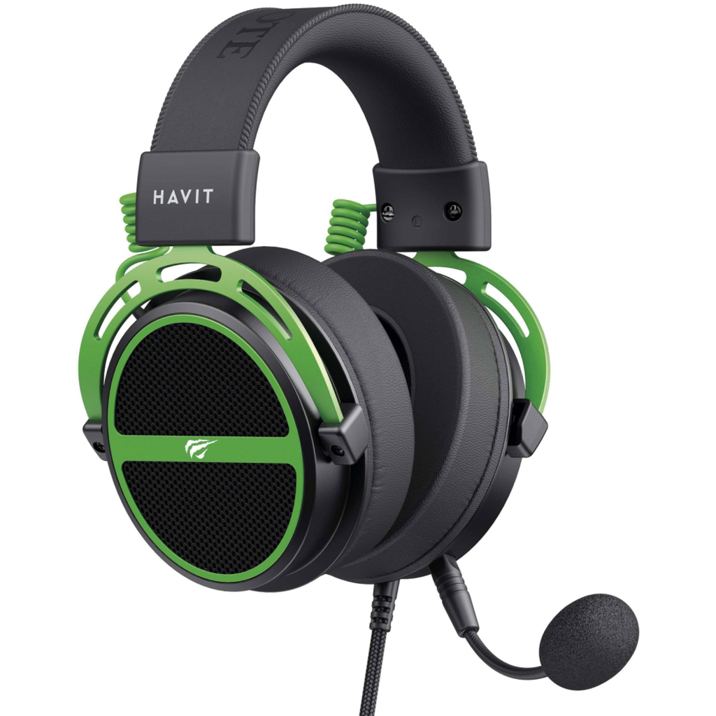 Навушники Havit HV-H2030E Black/Green (6939119067076) - зображення 4