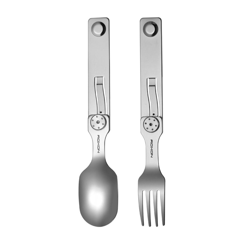 Набір туристичного посуду Roxon C2 2 in1 (ложка, виделка) (RoxC2) - зображення 1