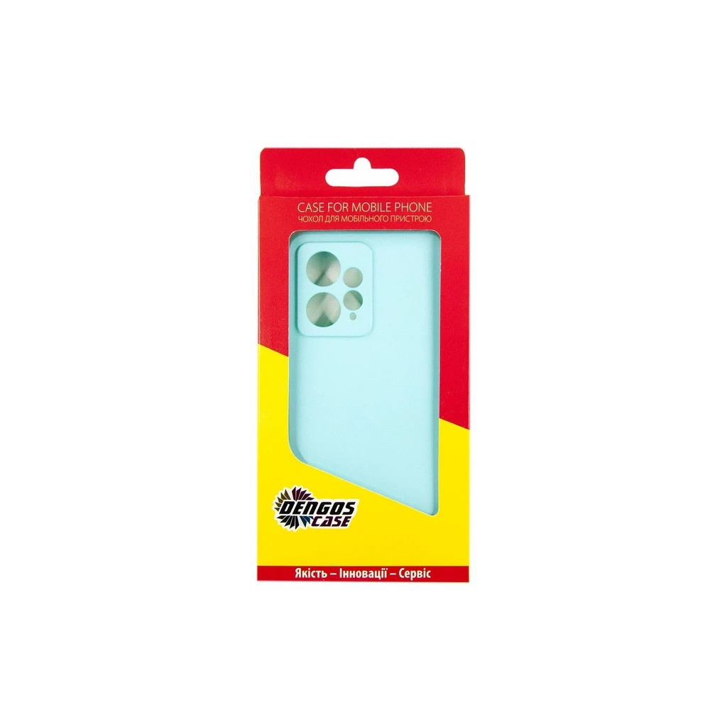 Чохол до мобільного телефона Dengos Xiaomi Redmi Note 12 4G Case + Glass (Ice blue) (DG-KM-83) - зображення 3