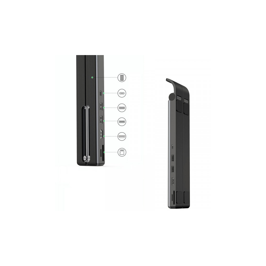 Підставка до ноутбука Ugreen X-Kit HUB Type C-->2xUSB 3.2 Gen1 (80551) - изображение 9