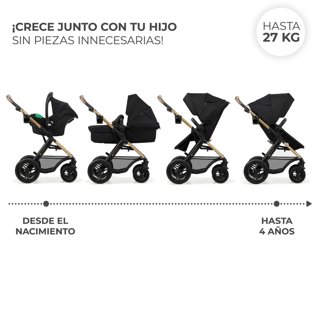 Коляска Kinderkraft 3 в 1 Moov 2 Air Pure Black (KSMOOV02BLK0000) (5902533925759) - зображення 12