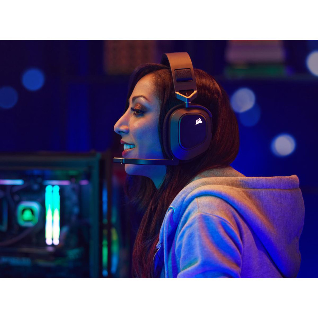 Навушники Corsair HS80 RGB Wireless Carbon (CA-9011235-EU) - зображення 8