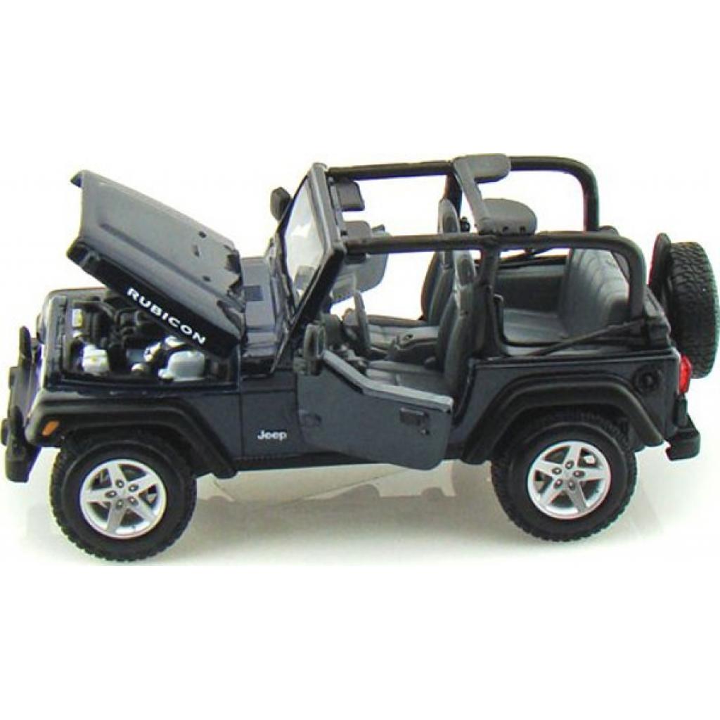 Машина Maisto Jeep Wrangler Rubicon синій (1:27) (31245 blue) - зображення 3
