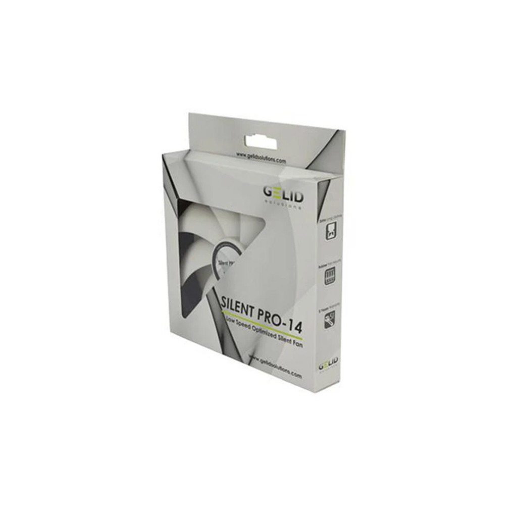 Кулер до корпусу Gelid Solutions Silent PRO 14 PWM 140 mm (FN-PX14-P-15) - зображення 3