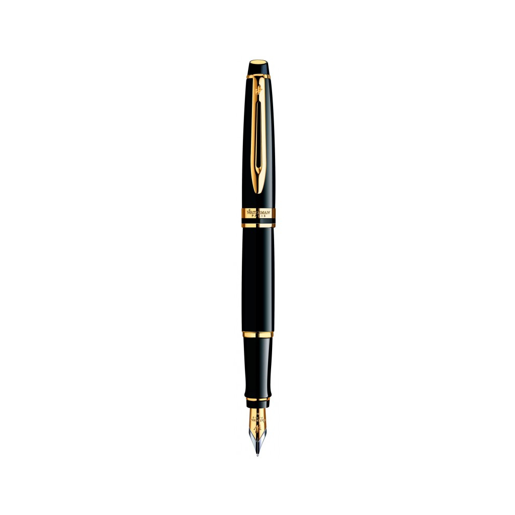 Ручка пір'яна Waterman EXPERT Black  FP F (10 021) - зображення 1