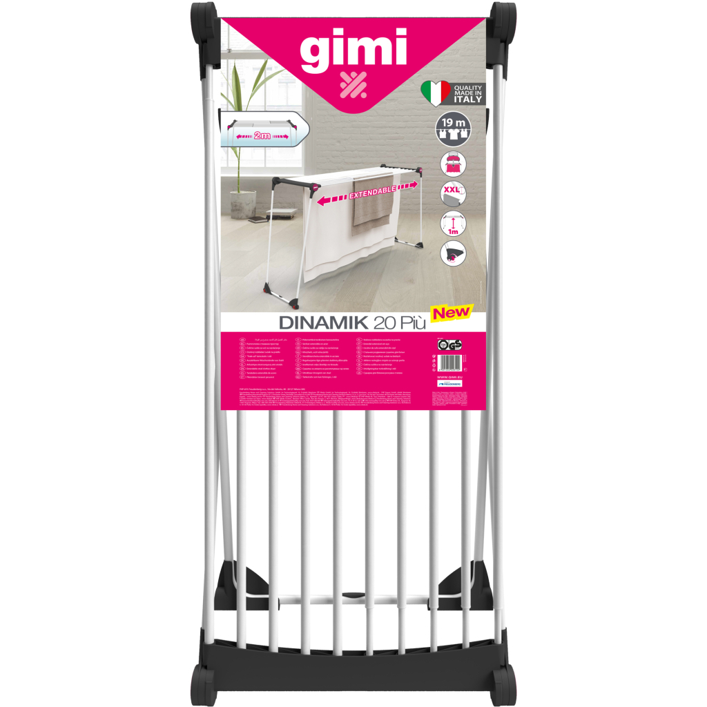 Сушарка для білизни Gimi Dinamik 20 Plus підлогова (169267) (929682) - изображение 2
