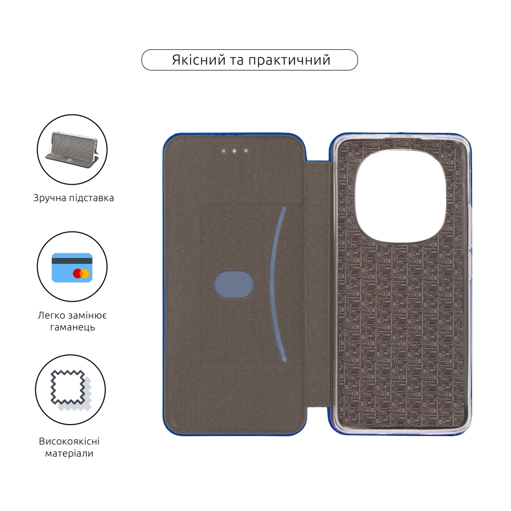 Чохол до мобільного телефона Armorstandart G-Case Xiaomi Redmi Note 14 Pro 4G Blue (ARM79787) - зображення 3