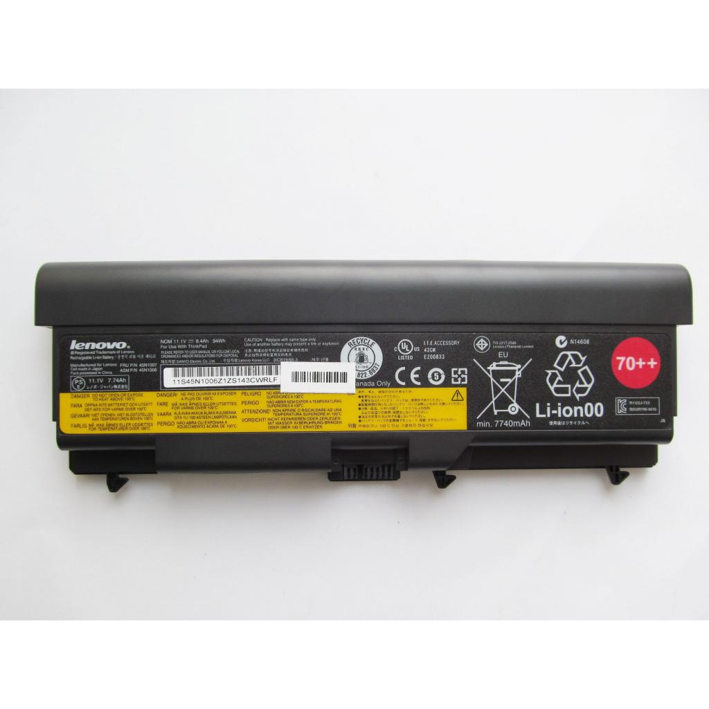 Акумулятор до ноутбука Lenovo ThinkPad T430 (70++, 45N1107), 8400mAh (94Wh), 9cell, 11.1V, (A47444) - зображення 2