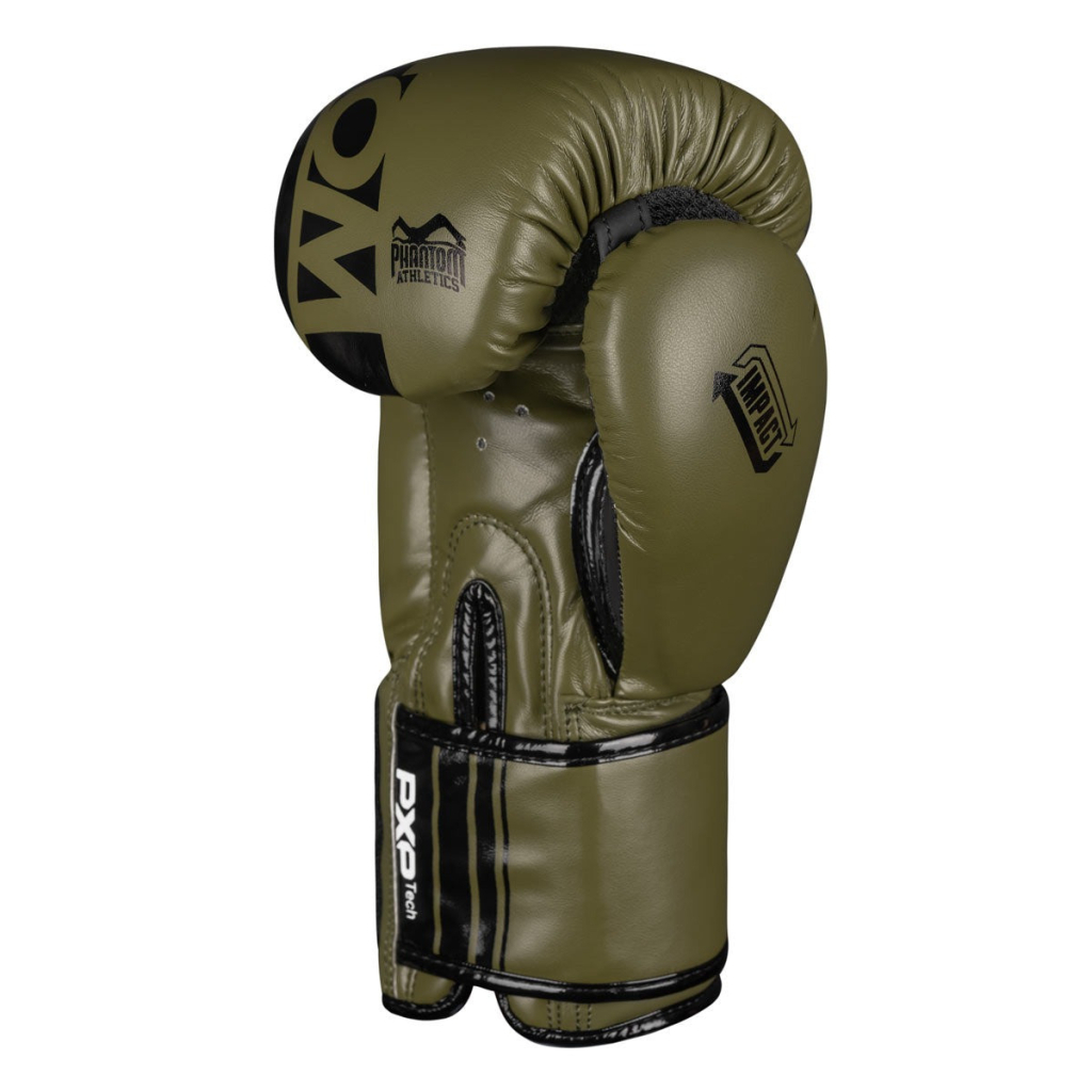 Боксерські рукавички Phantom APEX Army Green 16oz (PHBG2400-16) - зображення 3