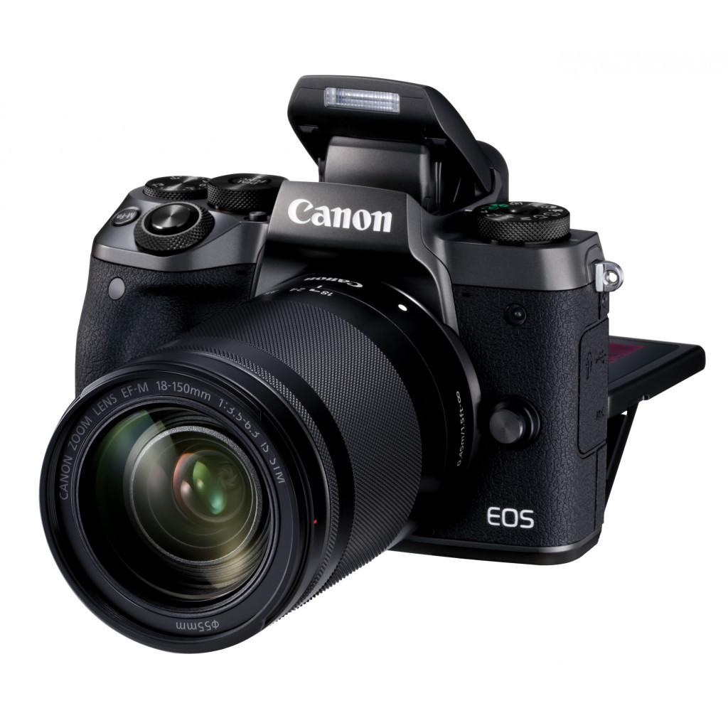 Цифровий фотоапарат Canon EOS M5 + 18-150 IS STM Kit Black (1279C049) - зображення 5