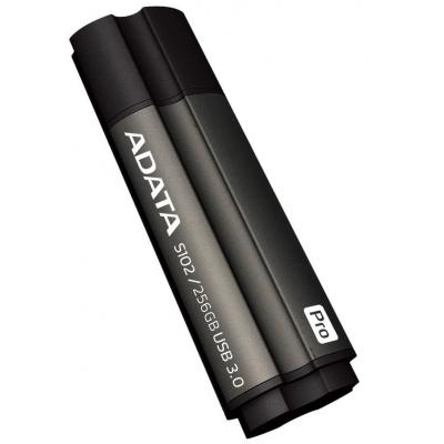 USB флеш накопичувач ADATA 256GB S102PRO Gray USB 3.1 (AS102P-256G-RGY) - зображення 2