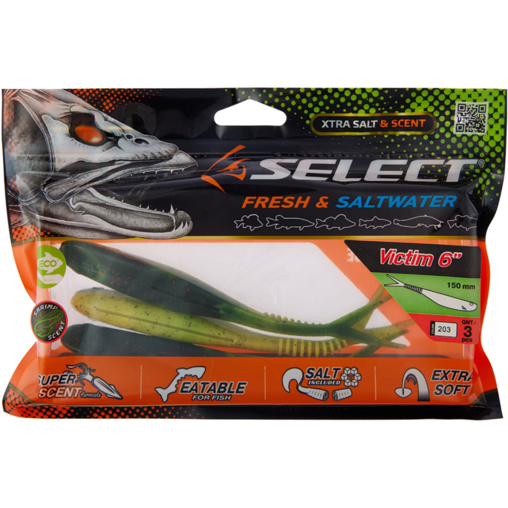 Силікон рибальський Select Victim V-Tail 6" 203 (3 шт/уп) (1870.74.53) - зображення 2