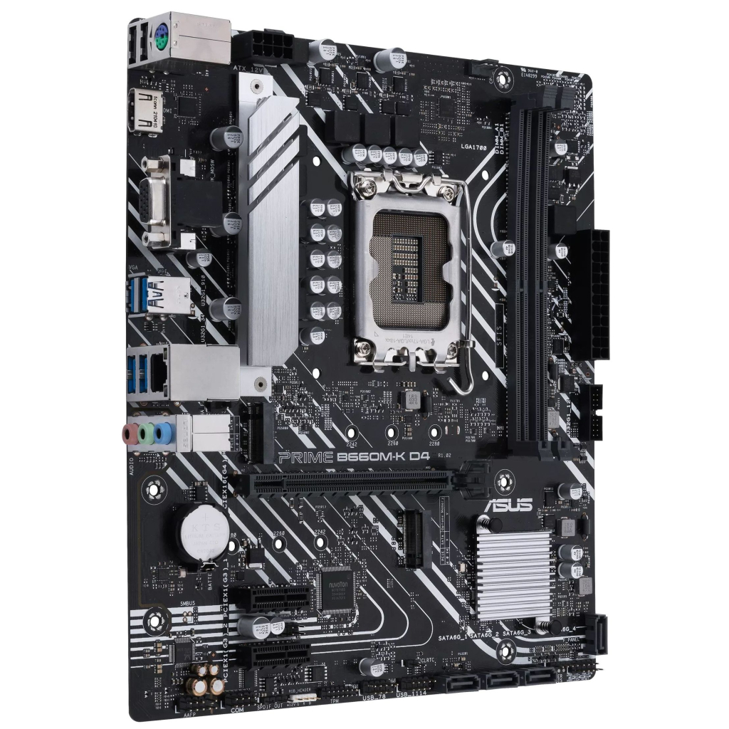 Материнська плата ASUS PRIME B660M-K D4 - зображення 3