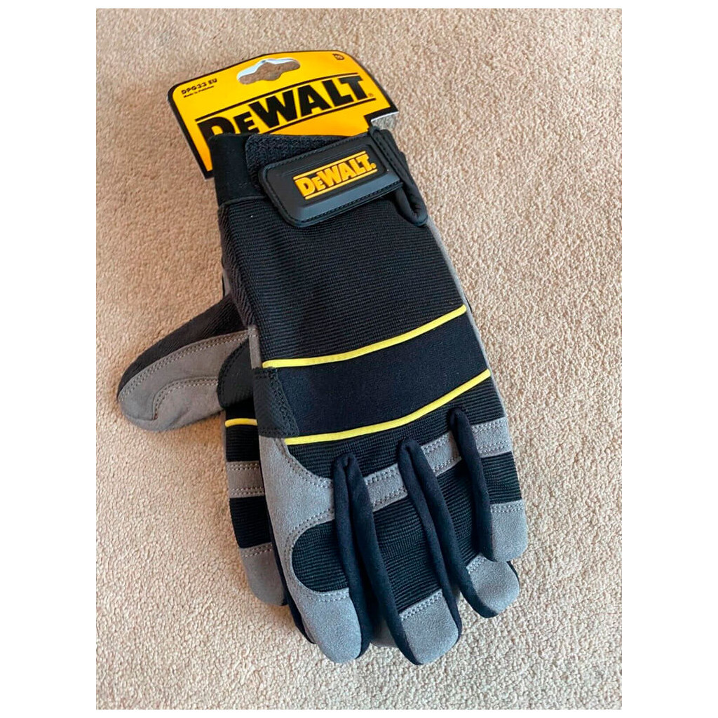 Захисні рукавиці DeWALT розм. L/9, з накладкою ToughThread™ та гелевою вставкою (DPG33L) - зображення 4