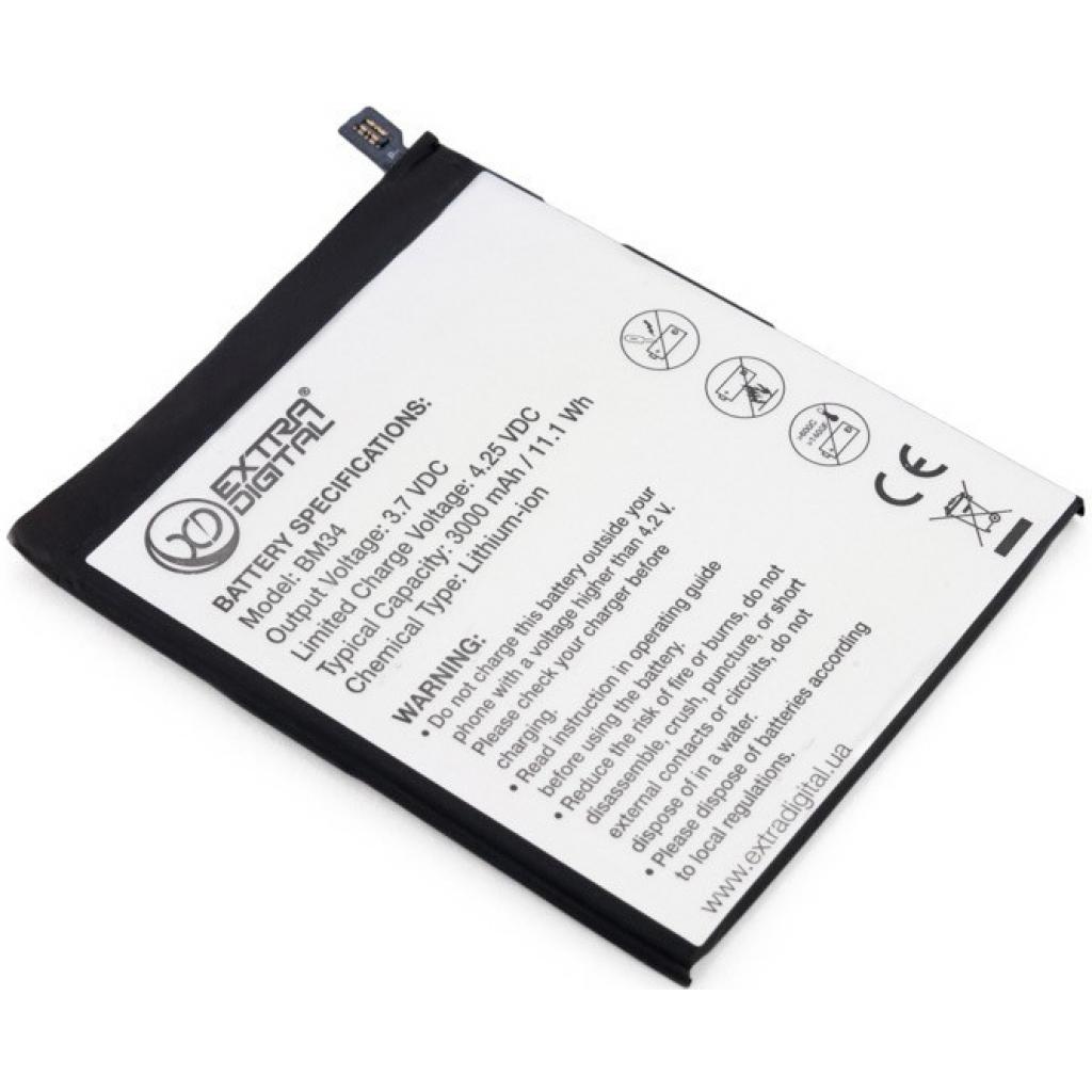 Акумуляторна батарея Extradigital Xiaomi Mi Note Pro (BM34) 3000 mAh (BMX6442) - зображення 2