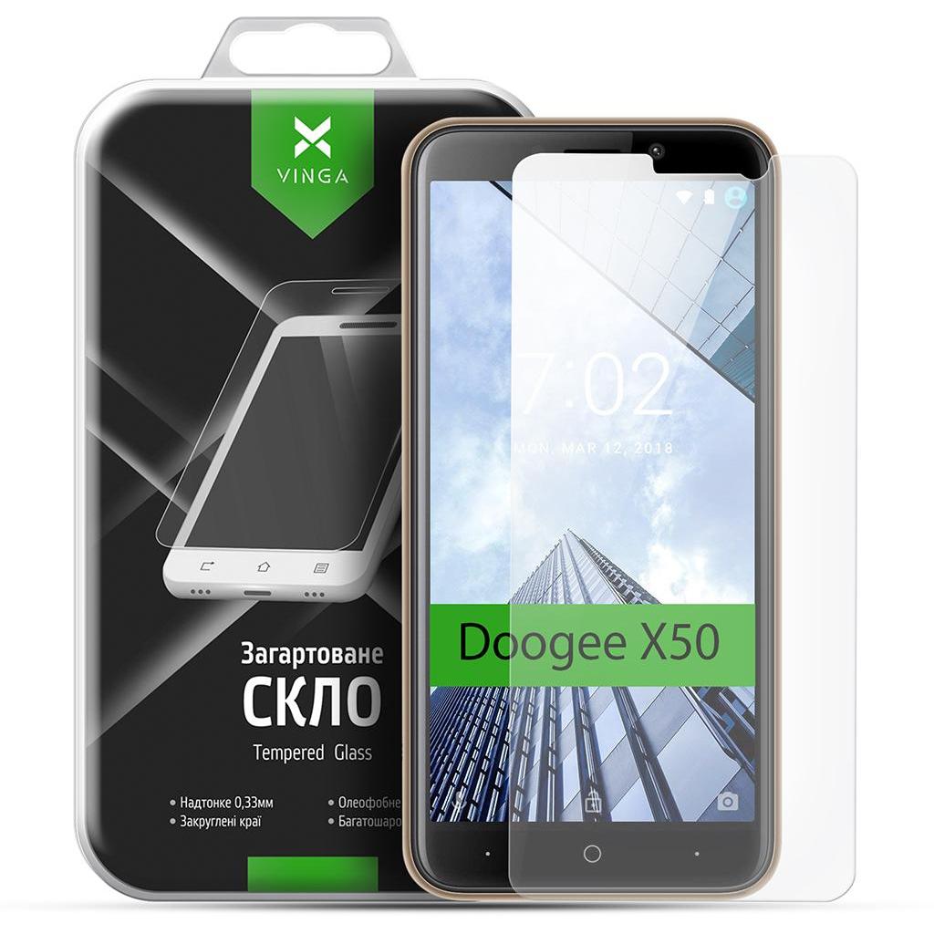 Скло захисне Vinga для Doogee X50 (VTPGS-DX50L) - зображення 1