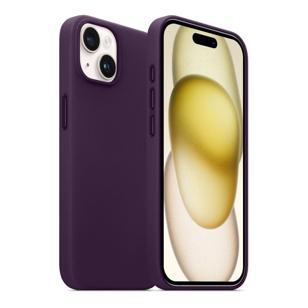 Чохол до мобільного телефона Armorstandart FAKE Leather Case Apple iPhone 15 Deep Purple (ARM76290) - зображення 3