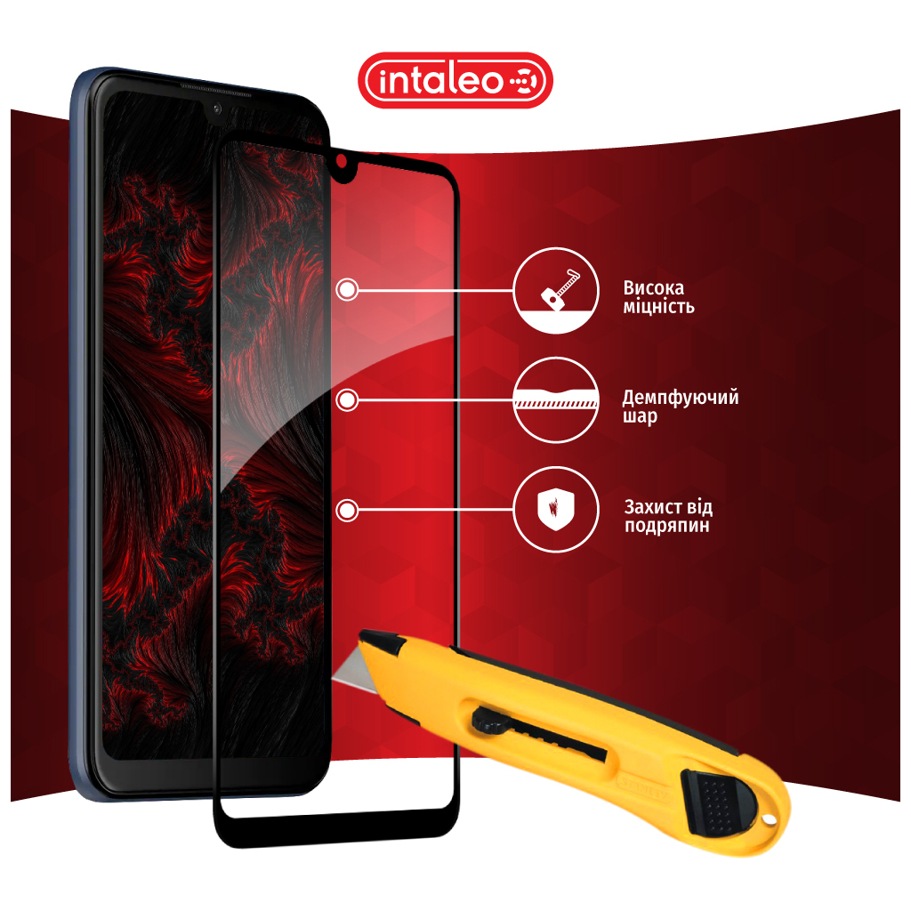 Скло захисне Intaleo Full Glue ZTE Blade L220 Black (1283126583360) - зображення 5