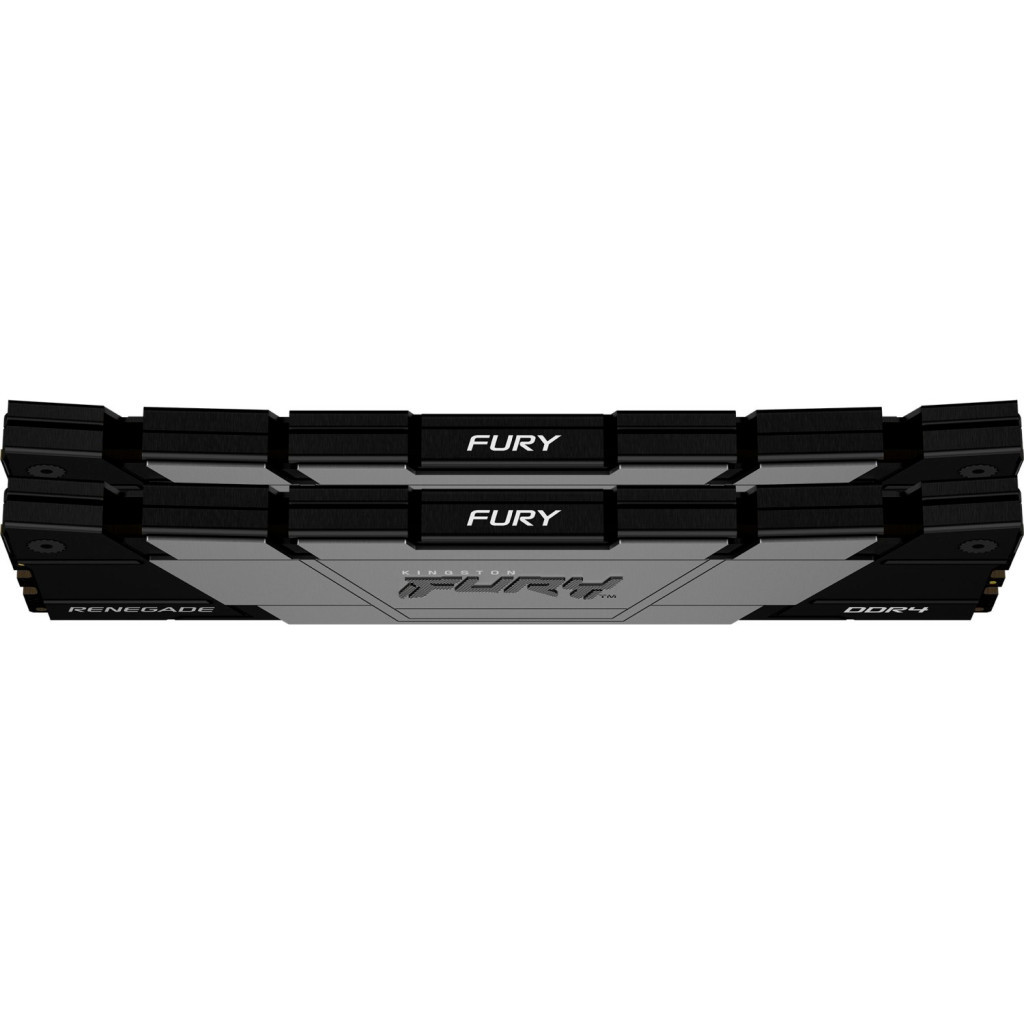 Модуль пам'яті для комп'ютера DDR4 64GB (2x32GB) 3600 MHz Renegade Black Kingston Fury (ex.HyperX) (KF436C18RB2K2/64) - зображення 4