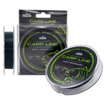 Волосінь Fishing ROI Carp Line Dark Green 350м 0,286мм 9.8кг (152-6-286) - зображення 1