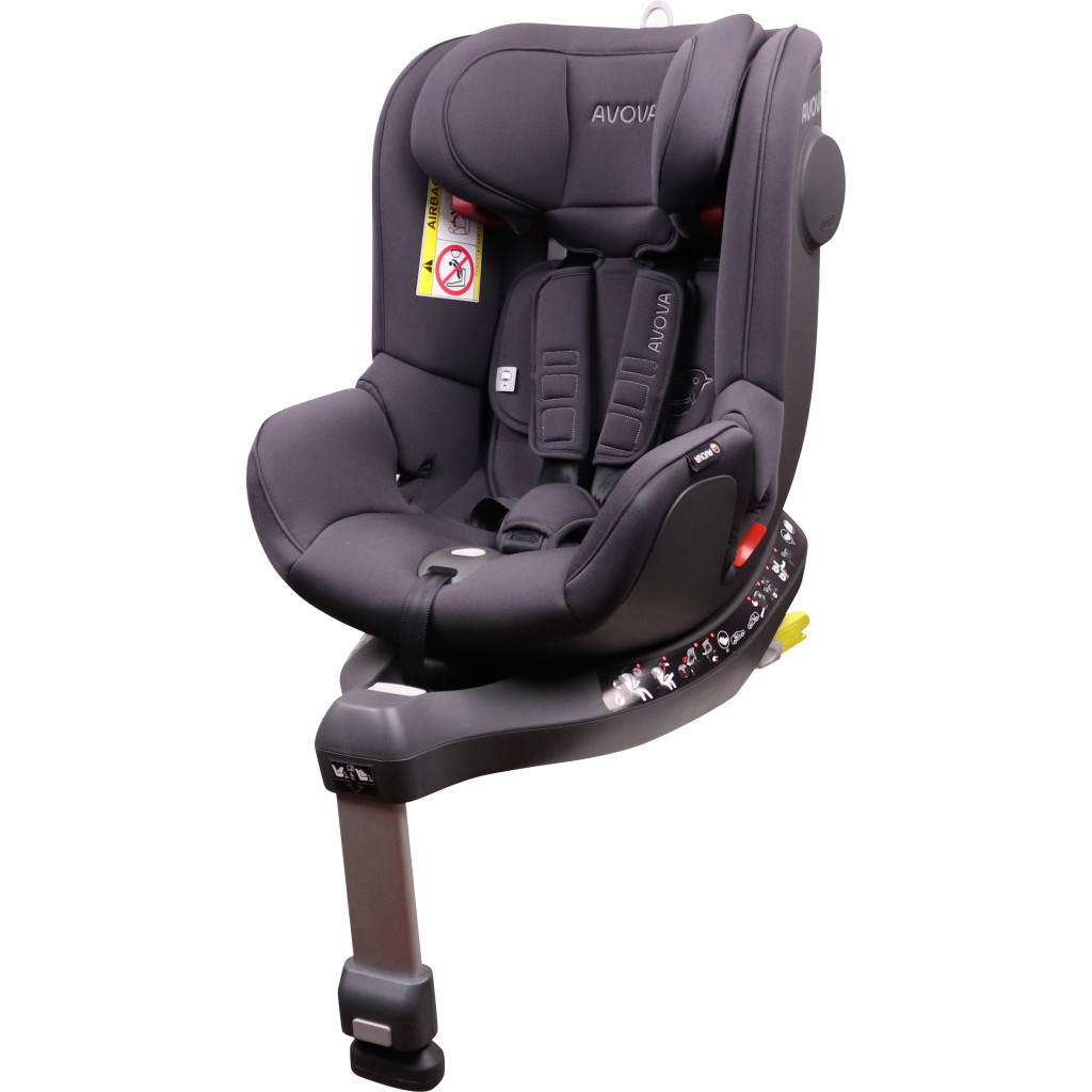 Автокрісло Avova Swan-Fix 0-25 кг Koala Grey (4260621466128) - зображення 5