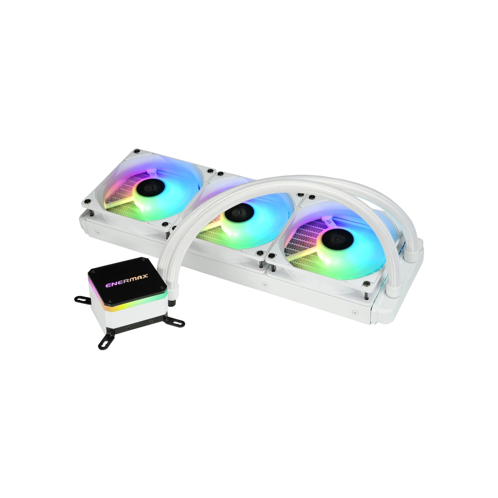 Система рідинного охолодження Enermax Liqmax III 360 White ARGB (ELC-LMT360-W-ARGB) - изображение 4