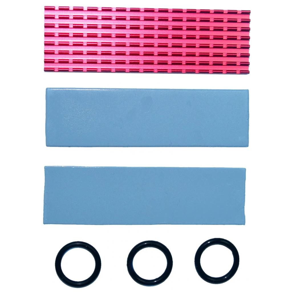 Радіатор охолодження Gelid Solutions SubZero M.2 SSD RED (HS-M2-SSD-10-A-4) - изображение 5