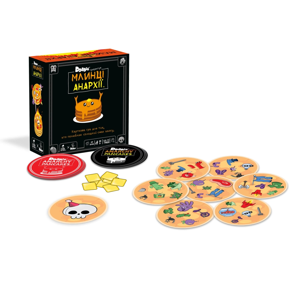 Настільна гра Rozum Доббль. Млинці Анархії (Dobble Anarchy Pancakes) (укр.) (R060UA) - зображення 2
