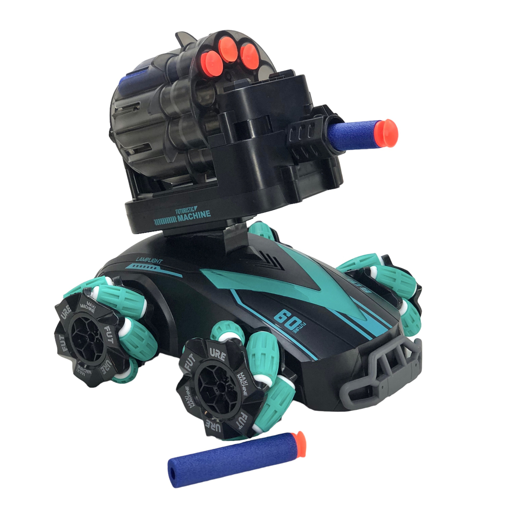 Радіокерована іграшка UFT Дрифтова машинка Танк-всюдихід Стріляє м'якими дротиками з підсвічуванням (UFTGC3) - picture 3