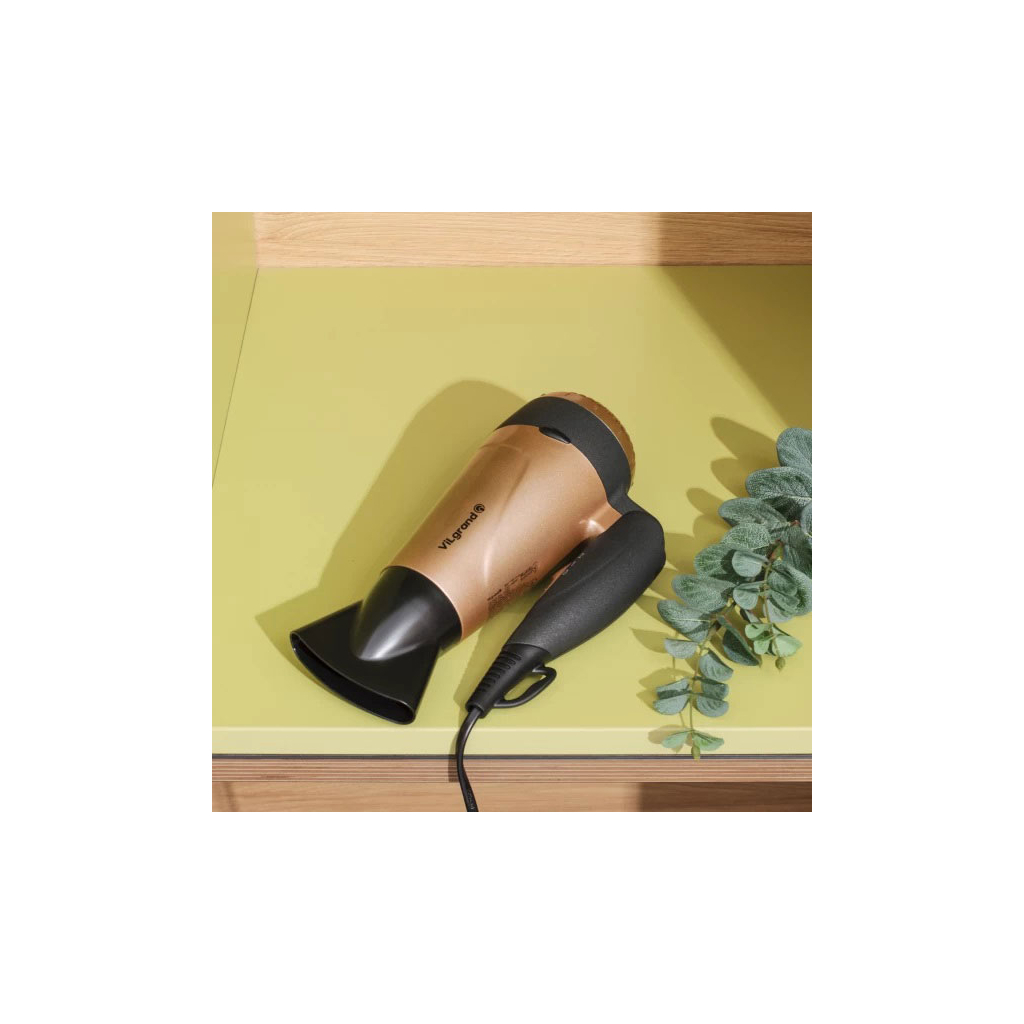 Фен Vilgrand VHD-1809FH gold - зображення 7