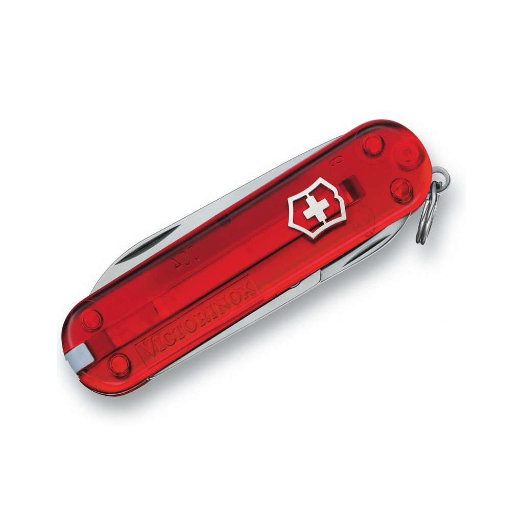 Ніж Victorinox Classic SD Transparent Red (0.6223.TB1) - зображення 3