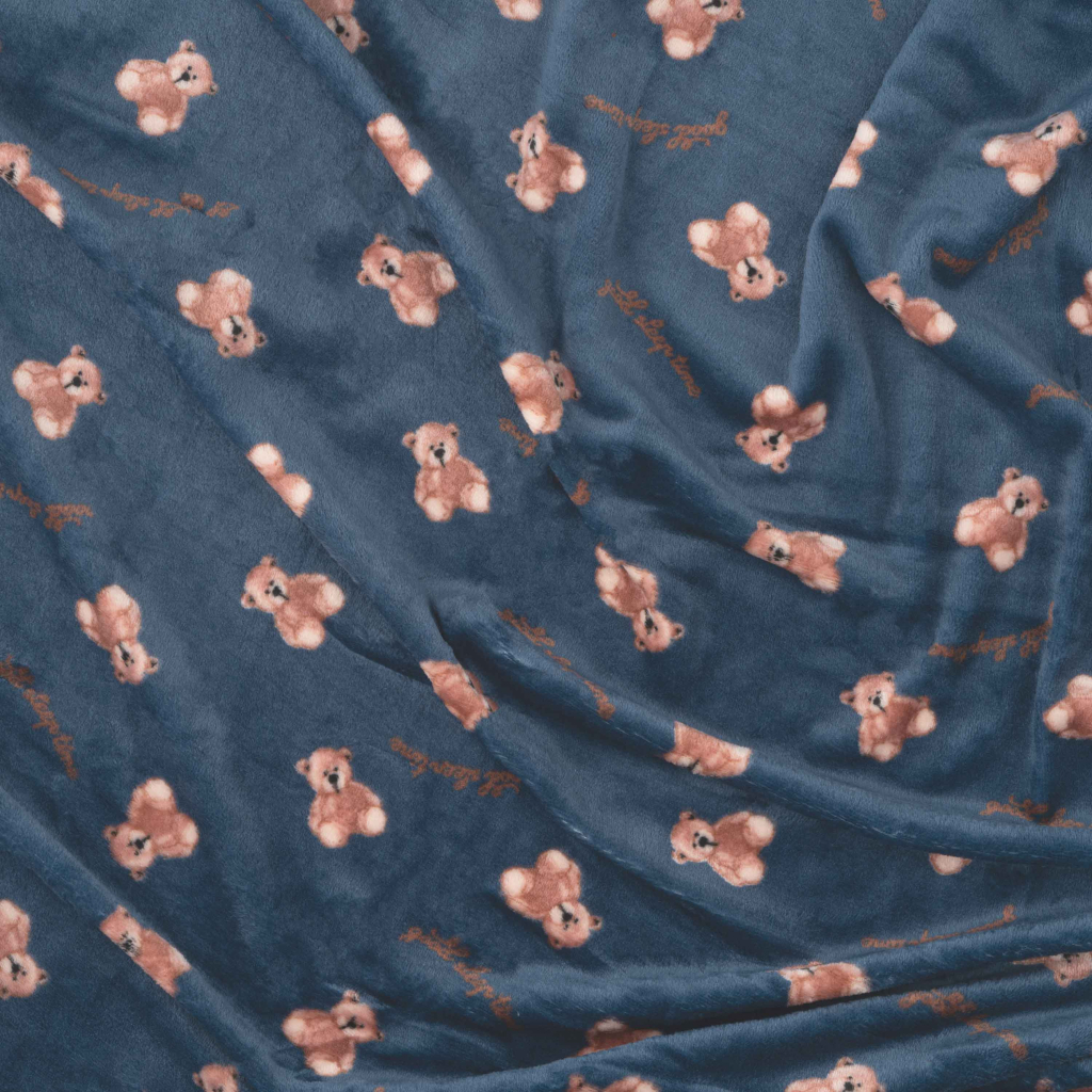 Плед Ardesto Flannel 100% поліестер, плюшеві ведмедики 160х200 см (ART0131PB) - зображення 3