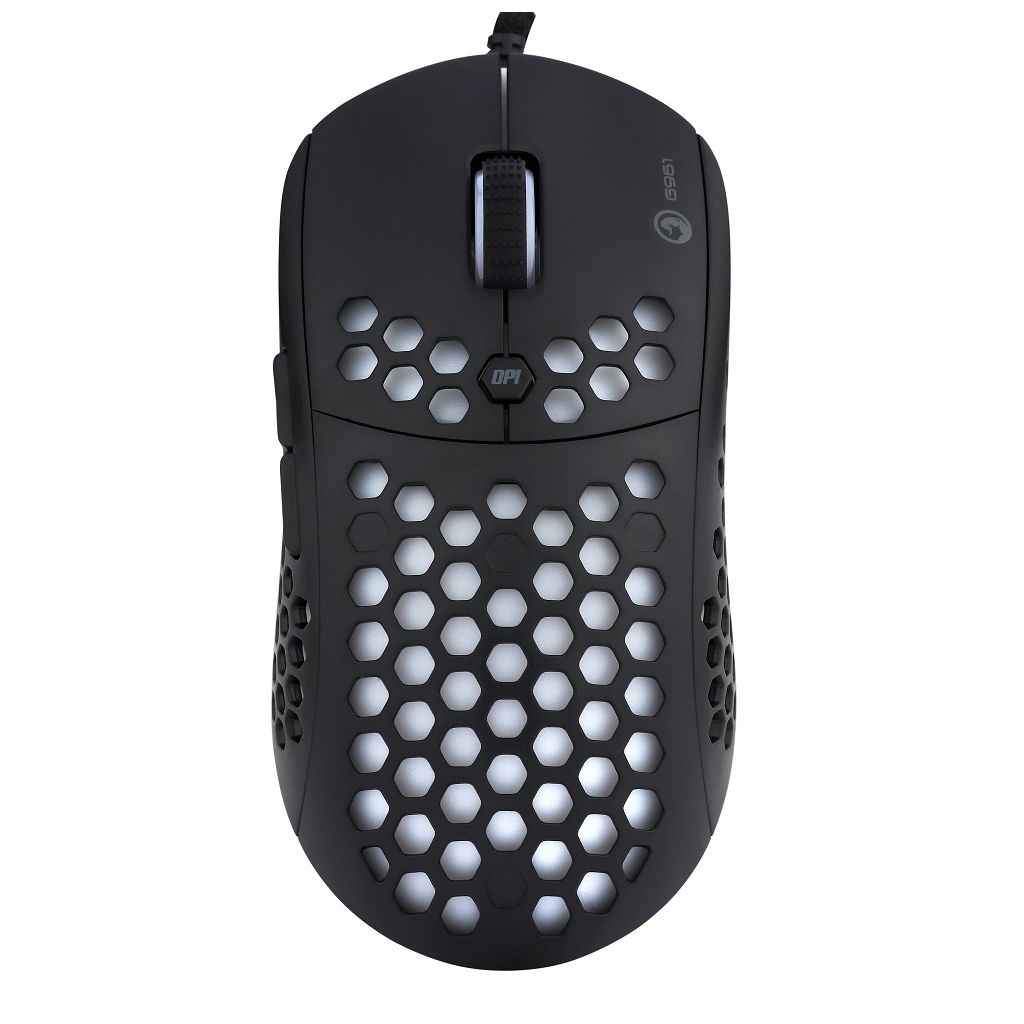 Мишка Marvo G961 RGB-LED USB Black (G961) - зображення 4