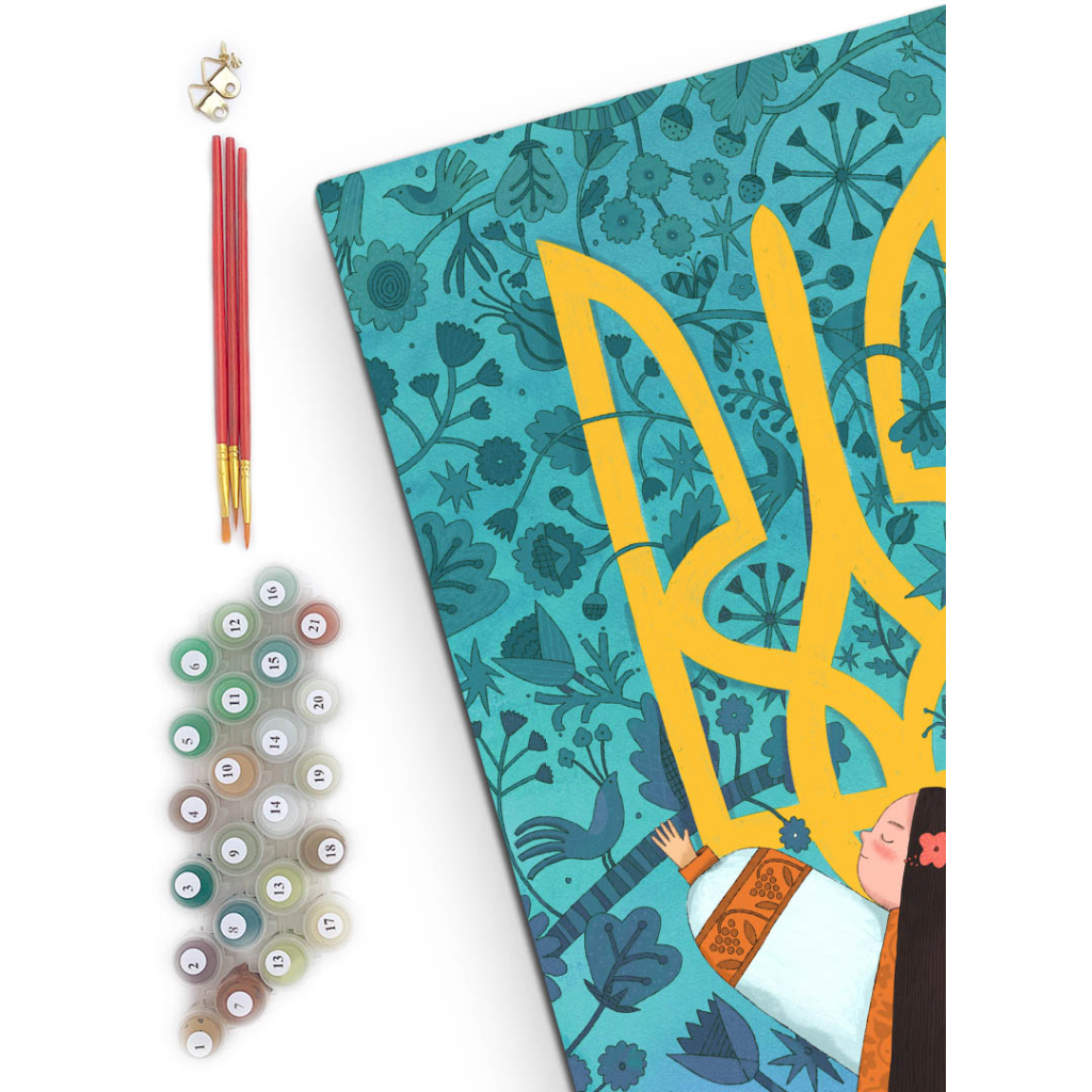 Картина по номерам Orner Україна в обіймах 40x50 см (orner-1732) - зображення 3