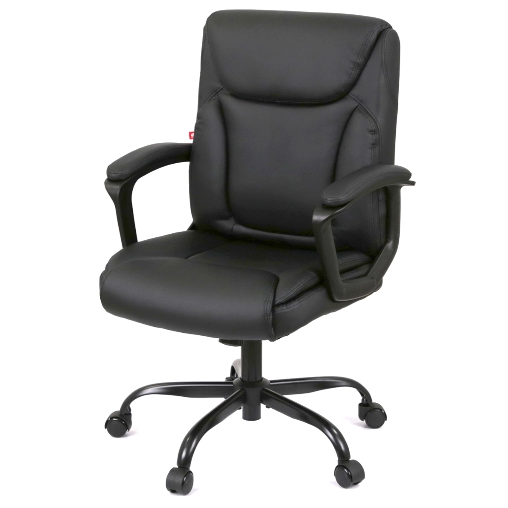 Офісне крісло Аклас Лівар TILT 10002M Чорний (PU Black) (00158598) - зображення 1