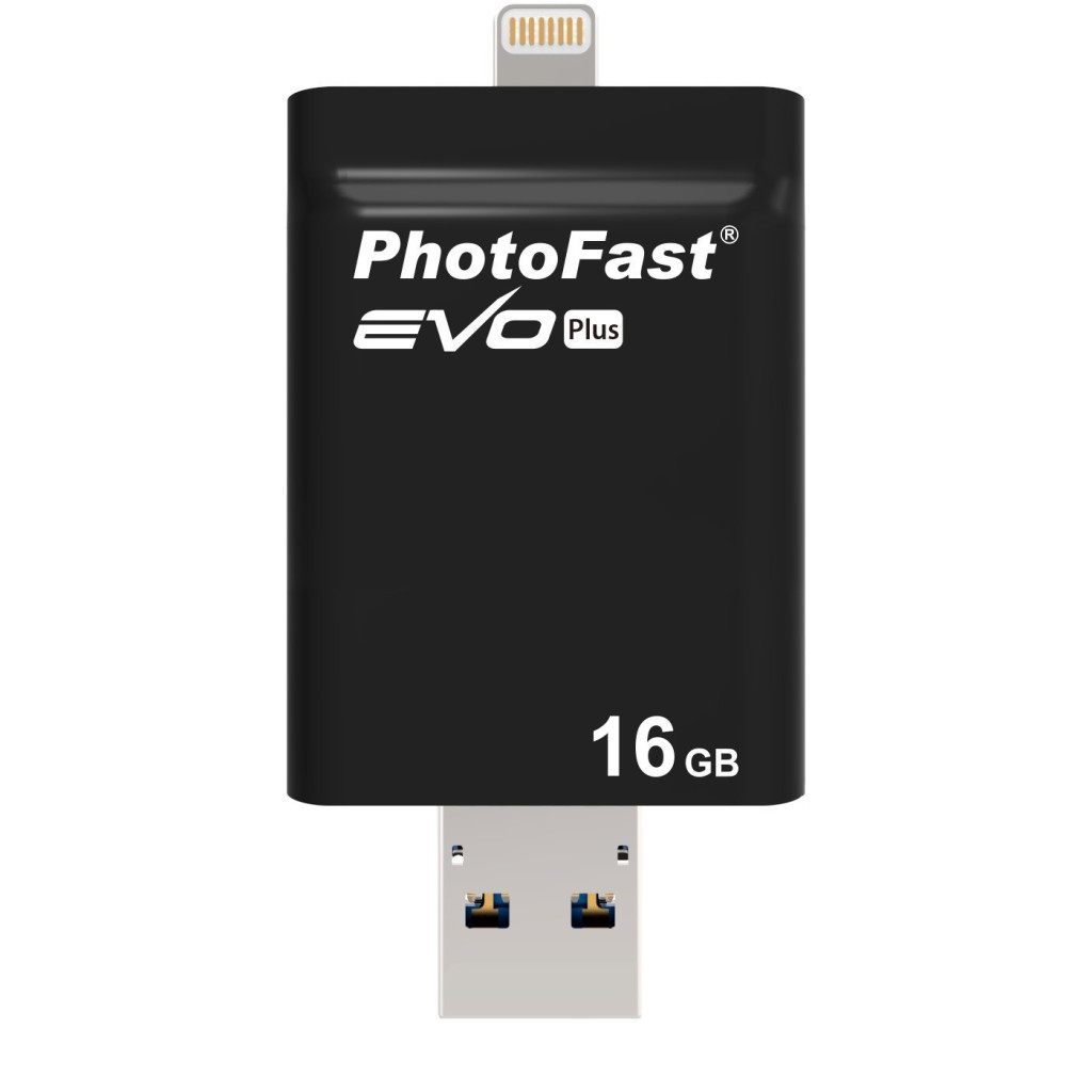 USB флеш накопичувач PhotoFast 16GB i-Flashdrive EVO Plus Black USB3.0-microUSB/Lightning (EVOPLUS16GBU3) - зображення 7