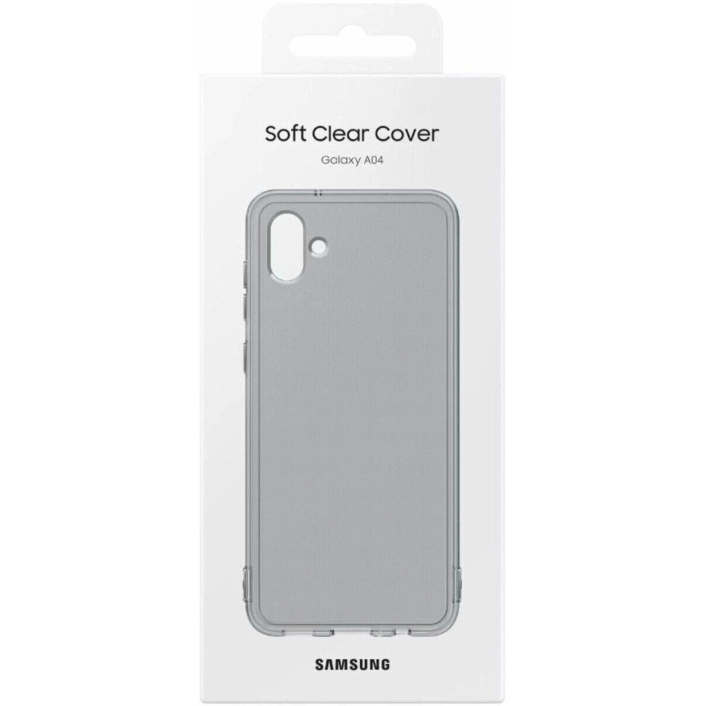 Чохол до мобільного телефона Samsung Samsung A04 Soft Clear Cover Black (EF-QA045TBEGRU) - зображення 5