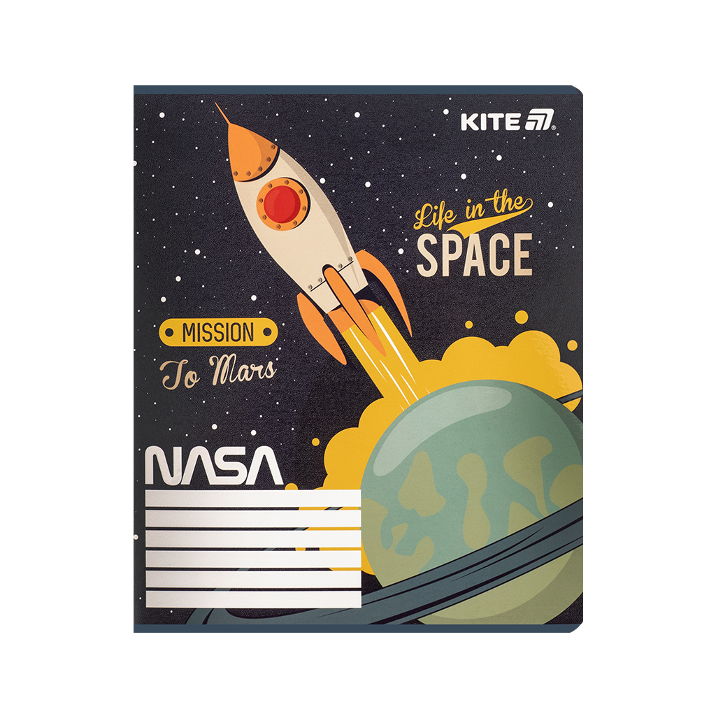 Зошит Kite NASA, 12 аркушів, клітинка (NS25-232) - зображення 10