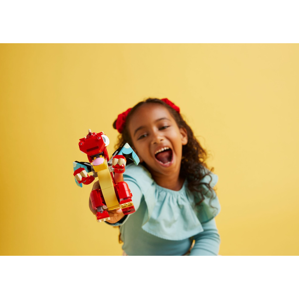 Конструктор LEGO Creator Червоний Дракон 149 деталей (31145) - зображення 9