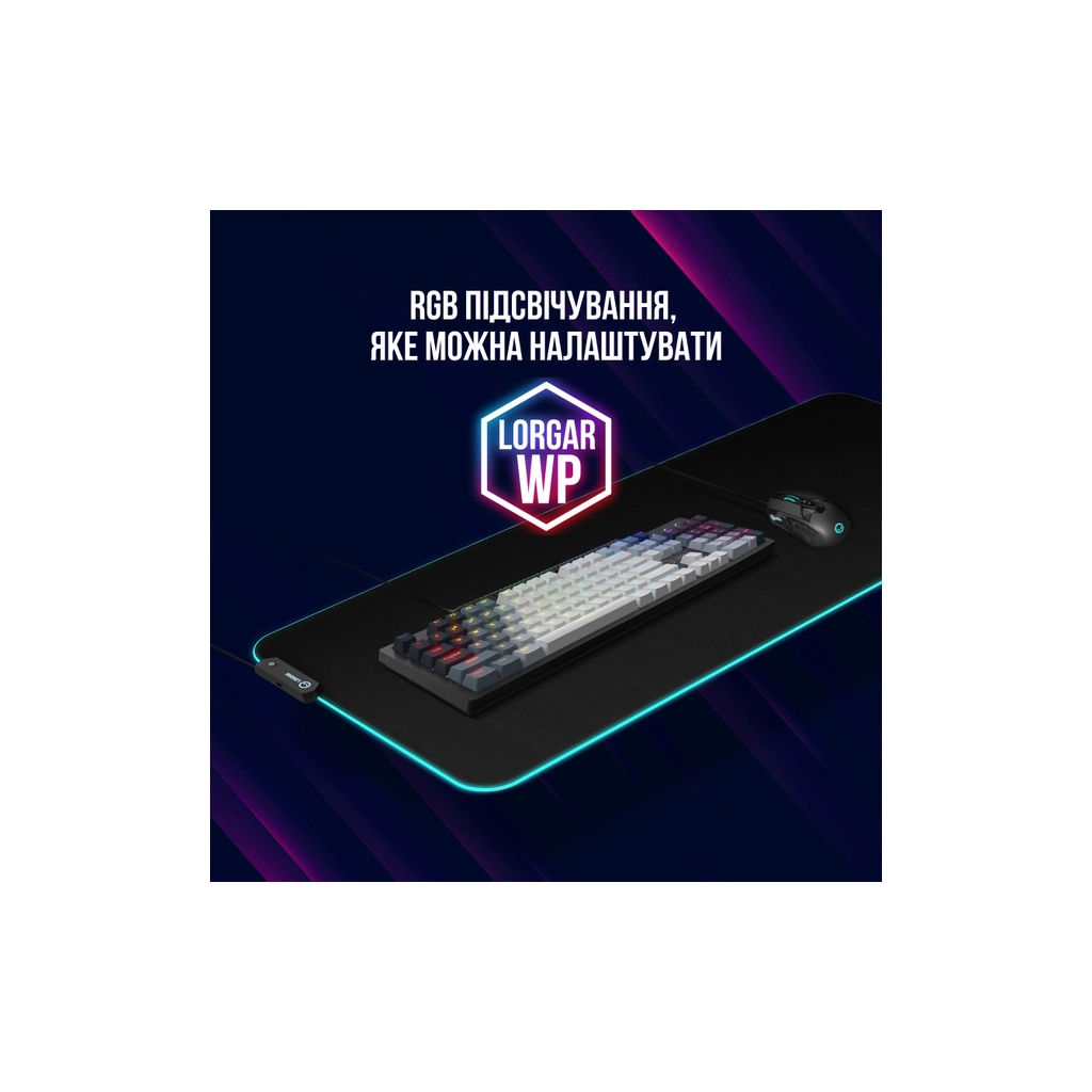 Клавіатура Lorgar Azar 514 RGB USB UA White (LRG-GK514W-UA) - зображення 7