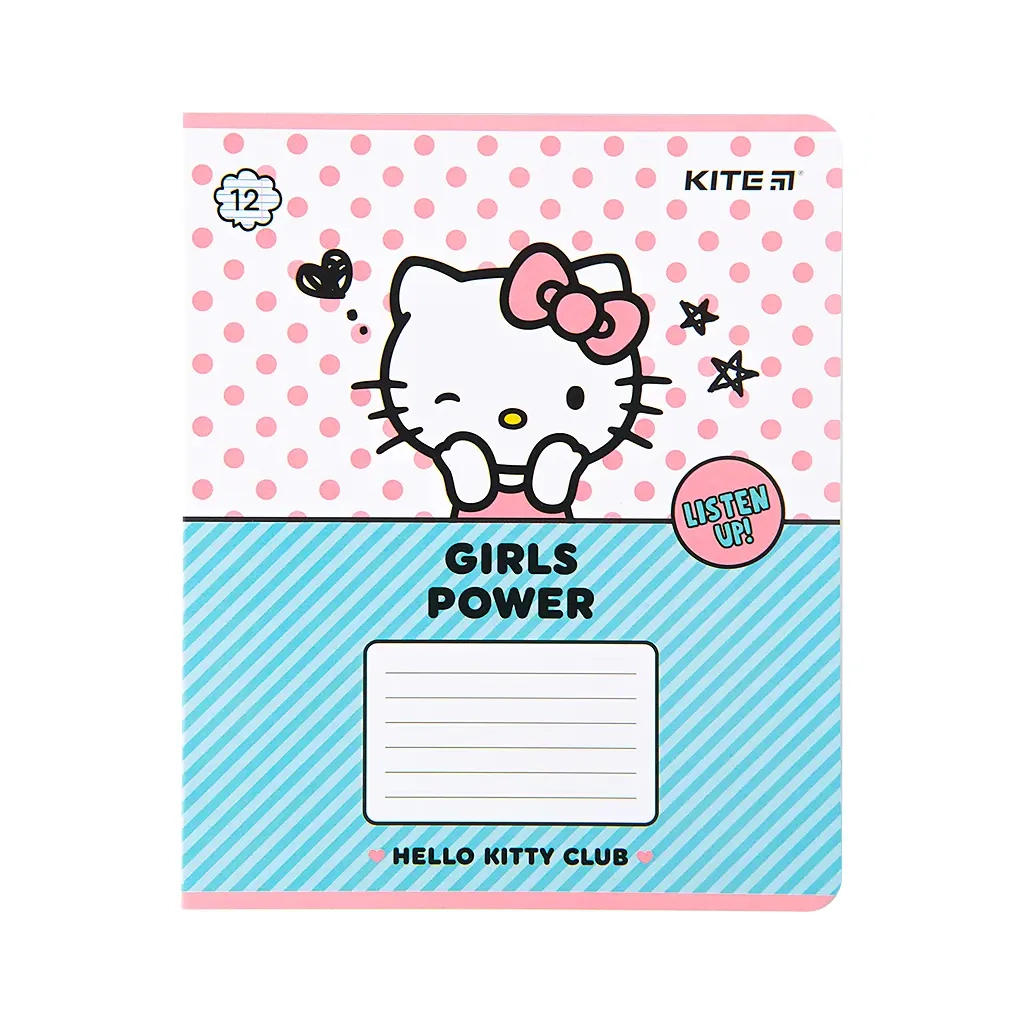 Зошит Kite Hello Kitty, 12 аркушів, лінія (HK22-234) - зображення 2