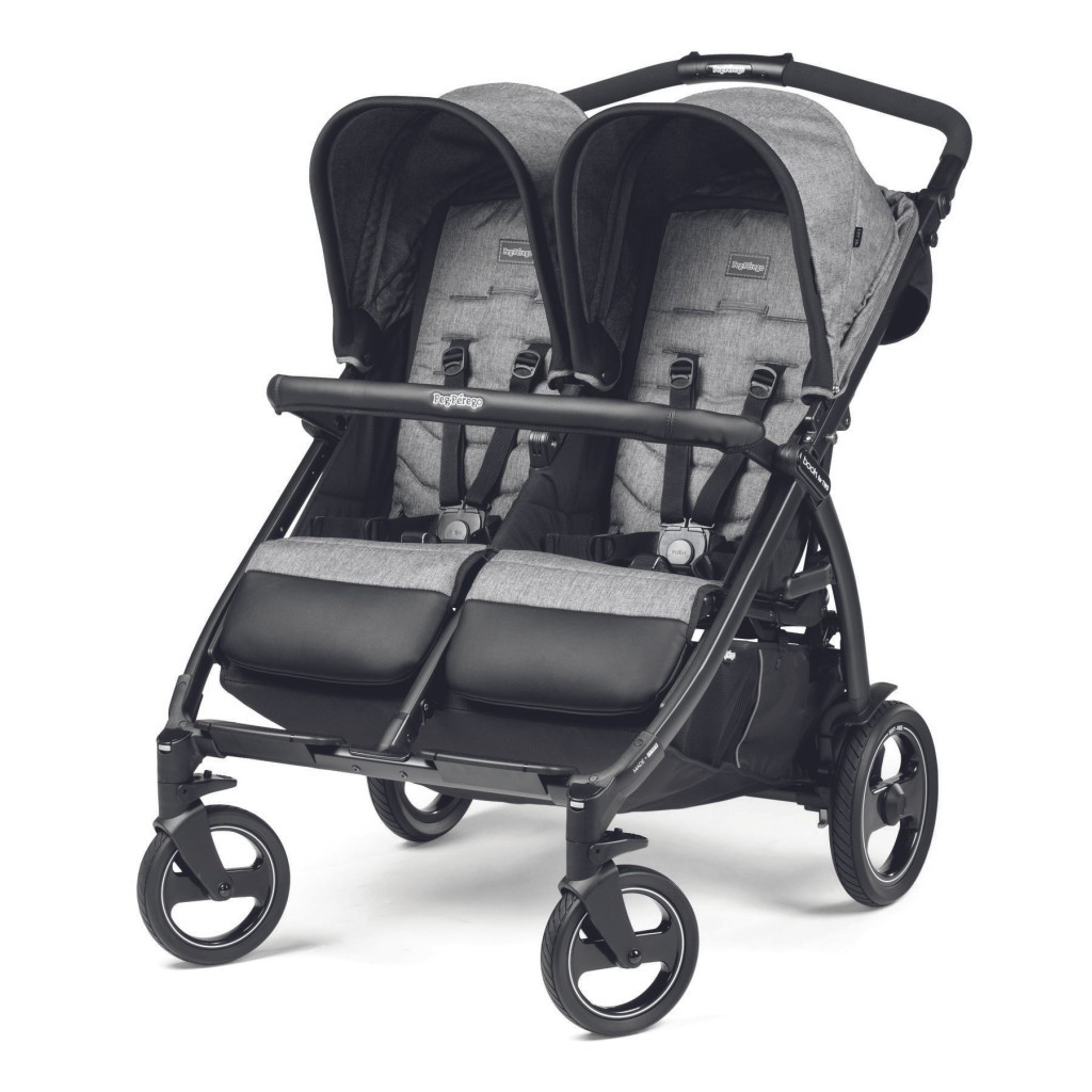 Коляска Peg-Perego Book for Two Cinder сіра (IP05280000GL53RO01) - зображення 1