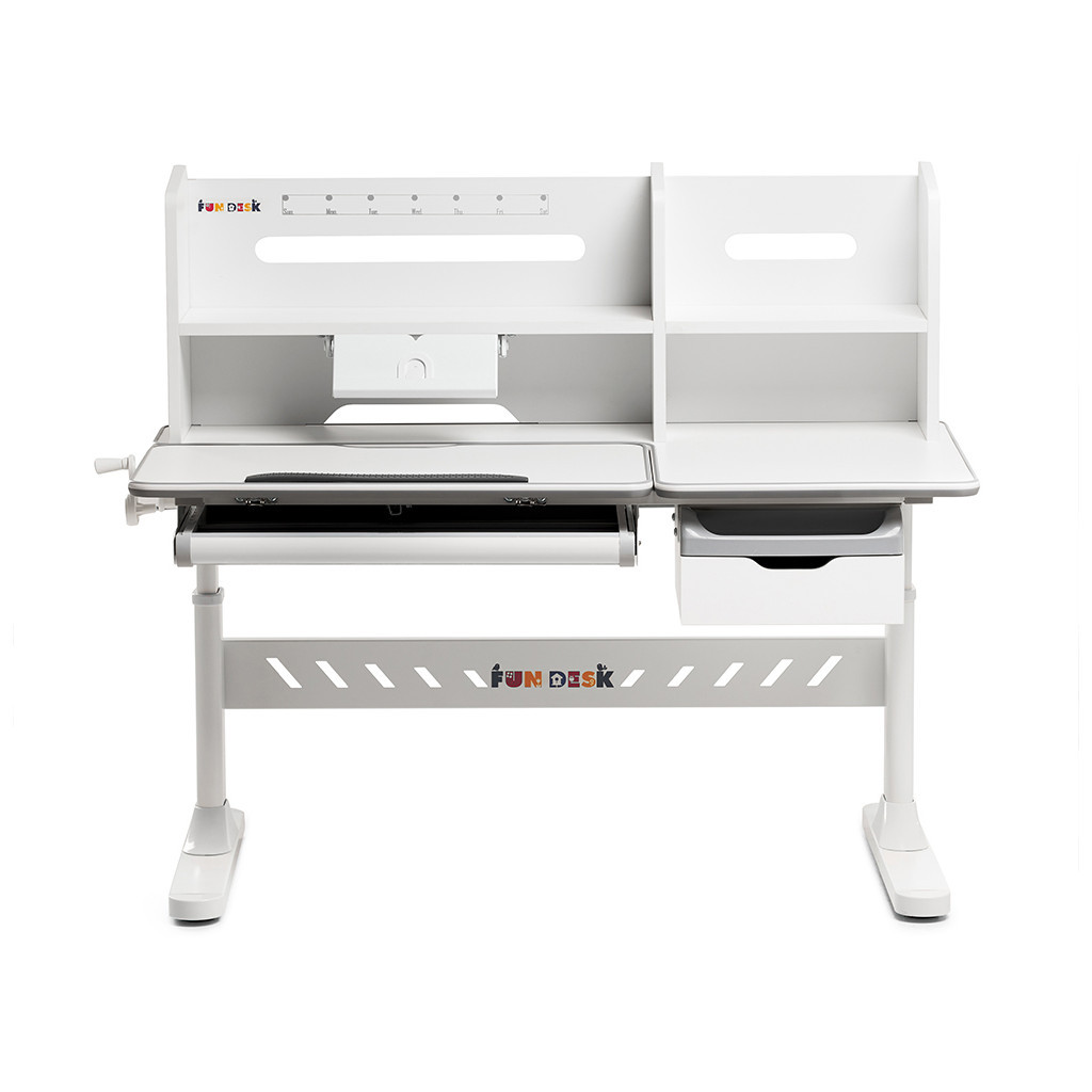 Парта FunDesk (1+1+1) (FIORE II GREY) - зображення 4