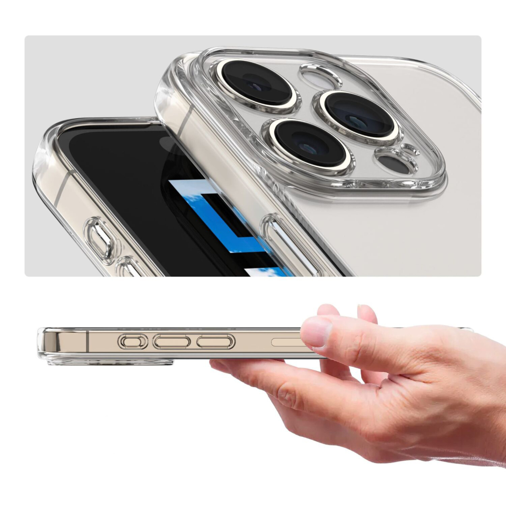 Чохол до мобільного телефона BeCover Apple iPhone 16 Pro Max Transparancy (712281) - зображення 3