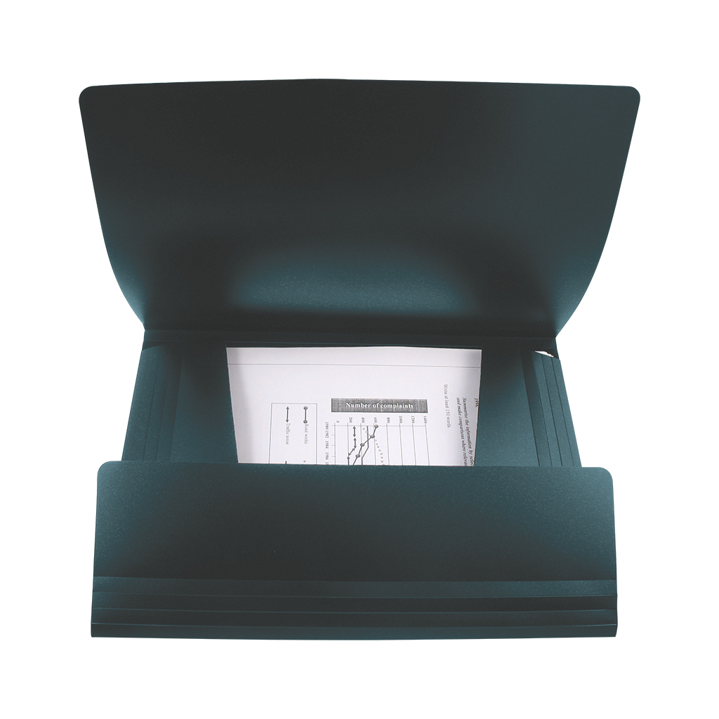 Папка на резинках Axent A4 500 мкм green (1508-05-A) - изображение 2