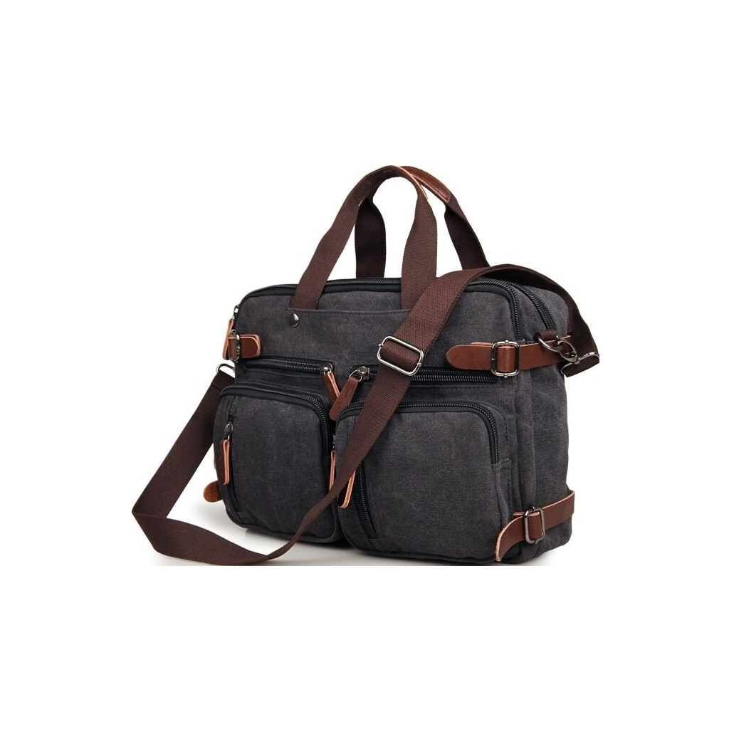 Сумка Vintage Трансформер Сіра (14480) - зображення 1