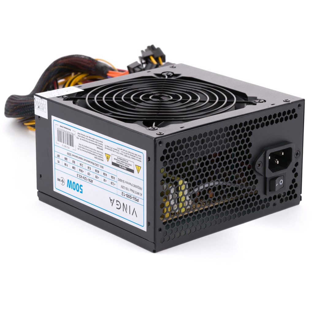 Блок живлення Vinga 500W ОЕМ (PSU-500-12) - зображення 9
